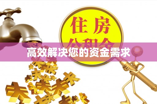 巫溪高效解决您的资金需求