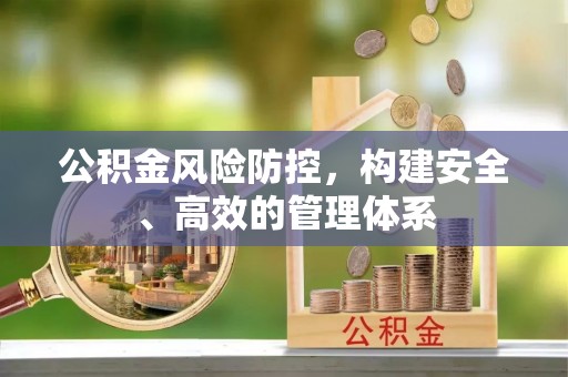 巫溪公积金风险防控，构建安全、高效的管理体系