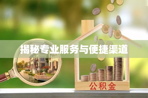 巫溪揭秘专业服务与便捷渠道