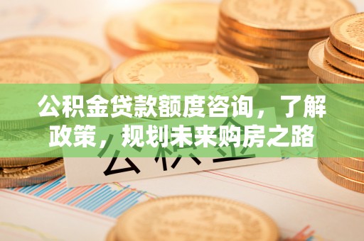 巫溪公积金贷款额度咨询，了解政策，规划未来购房之路