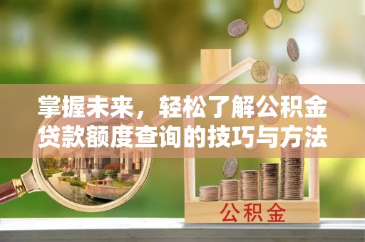 巫溪掌握未来，轻松了解公积金贷款额度查询的技巧与方法