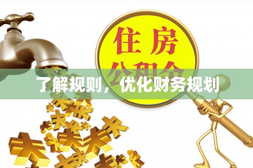 巫溪了解规则，优化财务规划