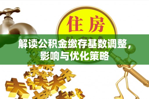 巫溪解读公积金缴存基数调整，影响与优化策略